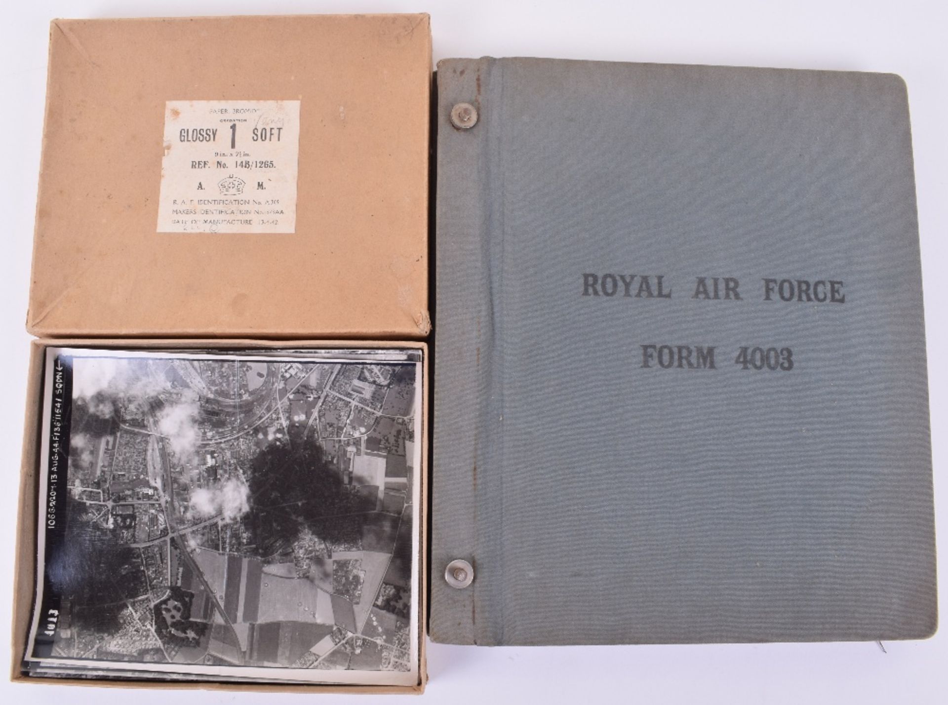 Two Sets of Royal Air Force Reconnaissance and Related Photographs