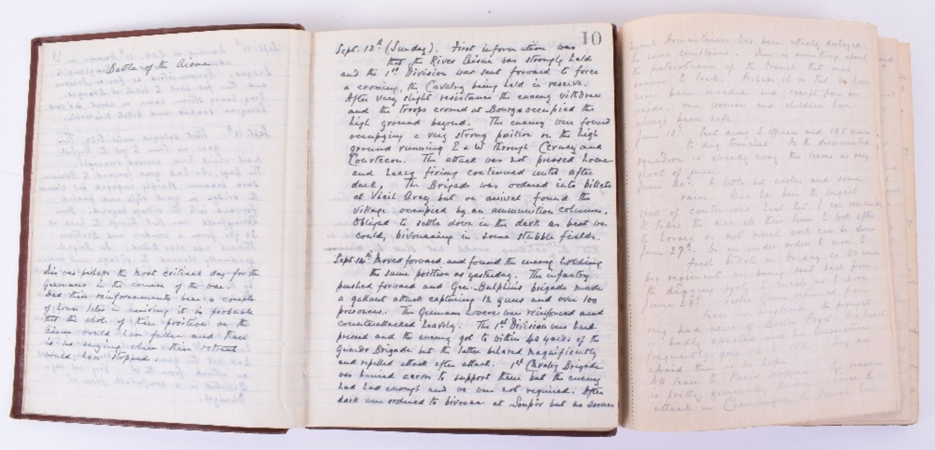 Outstanding Great War and Irish Troubles Handwritten Diary Covering the Period 1914-1921 Compiled by - Image 3 of 9