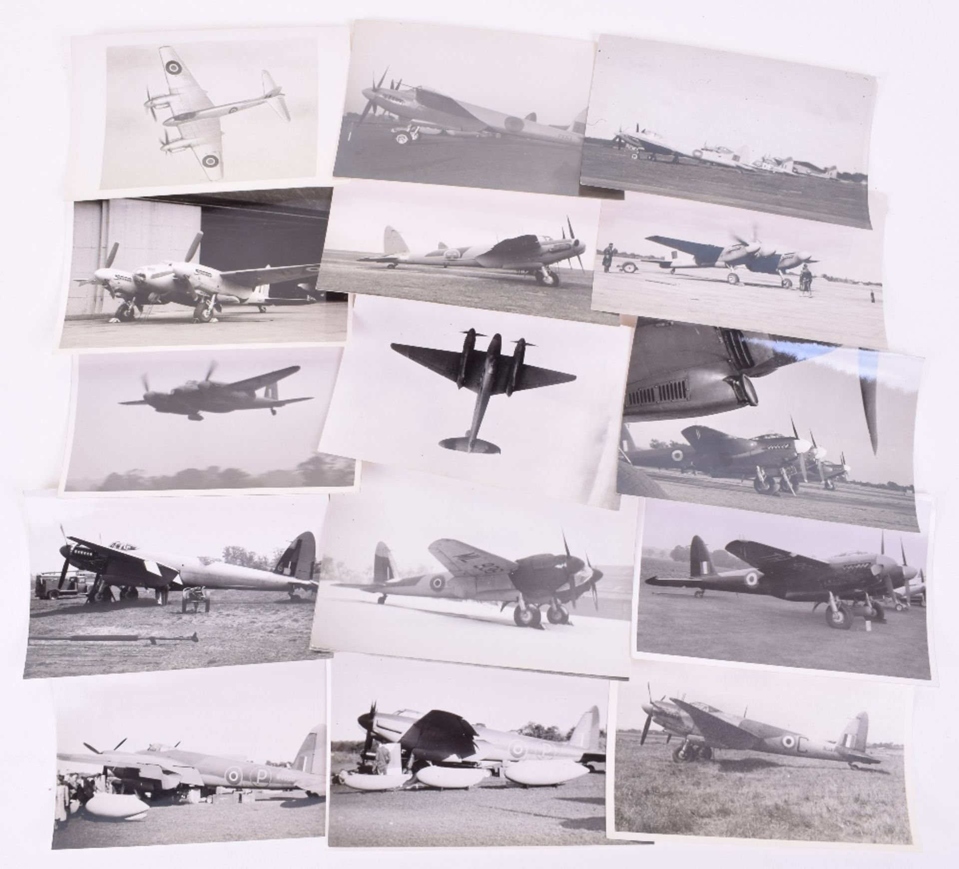 Large Collection of Black & White Aircraft Photographs - Image 3 of 13