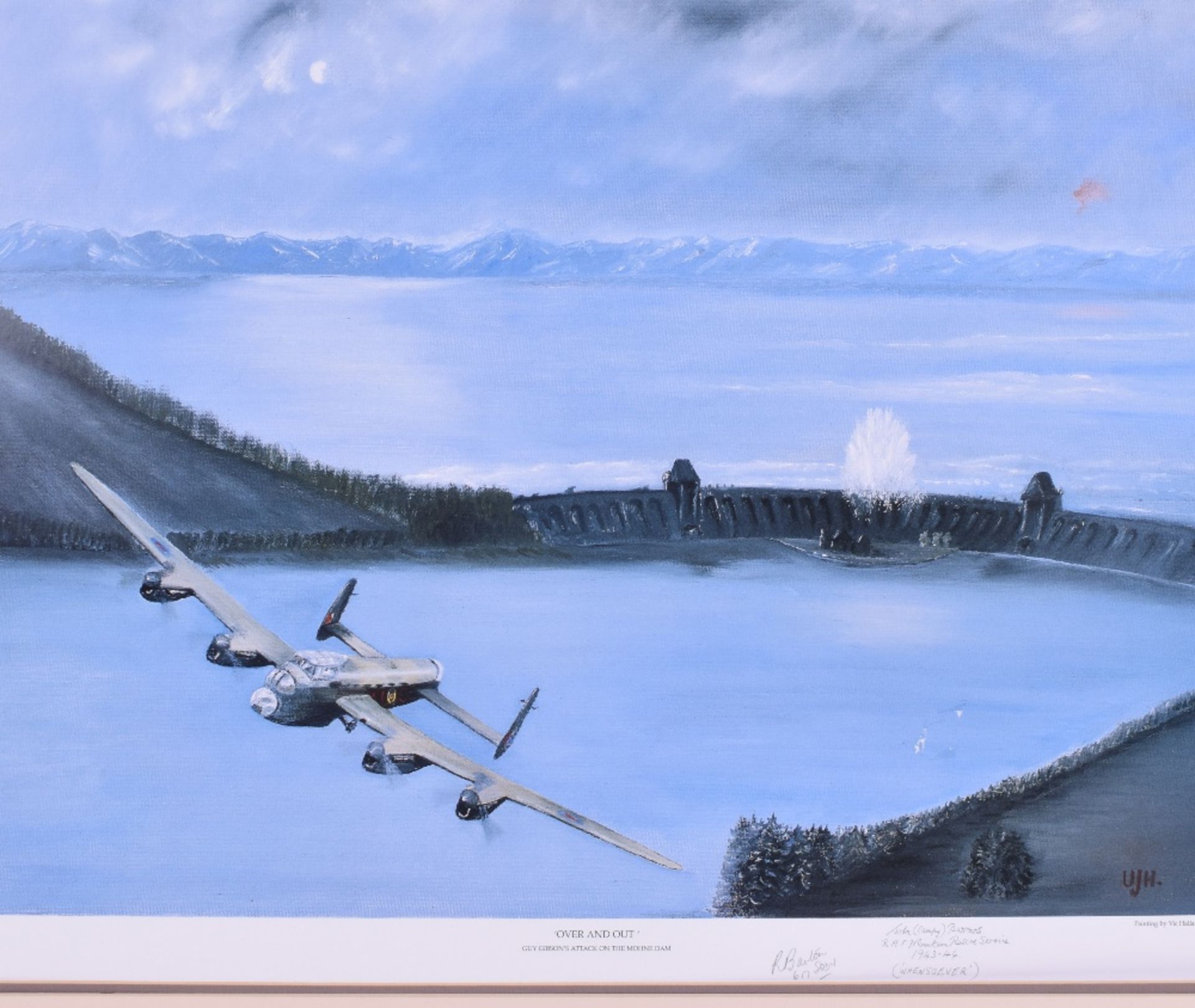 5x Signed Aviation Prints - Image 7 of 10