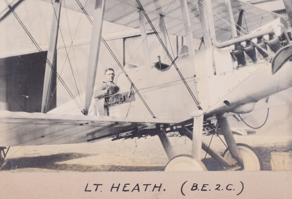 Important Photograph Album of a WW1 Royal Flying Corps Home Defence Squadron - Image 15 of 38