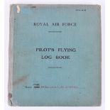 Royal Air Force Pilot’s Flying Log Book of 656362 W/O Leslie B Brown