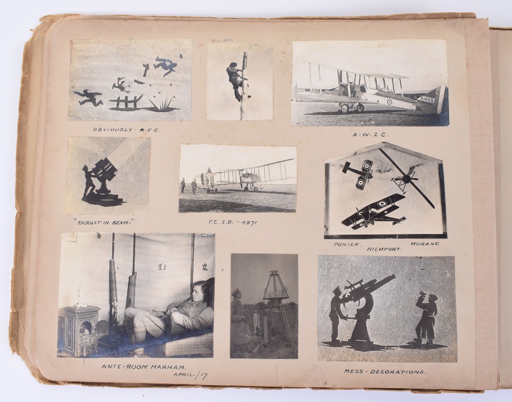 Important Photograph Album of a WW1 Royal Flying Corps Home Defence Squadron - Image 5 of 38