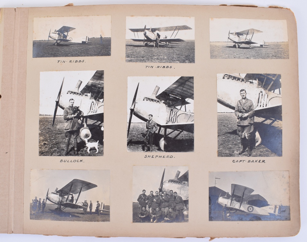 Important Photograph Album of a WW1 Royal Flying Corps Home Defence Squadron - Image 32 of 38