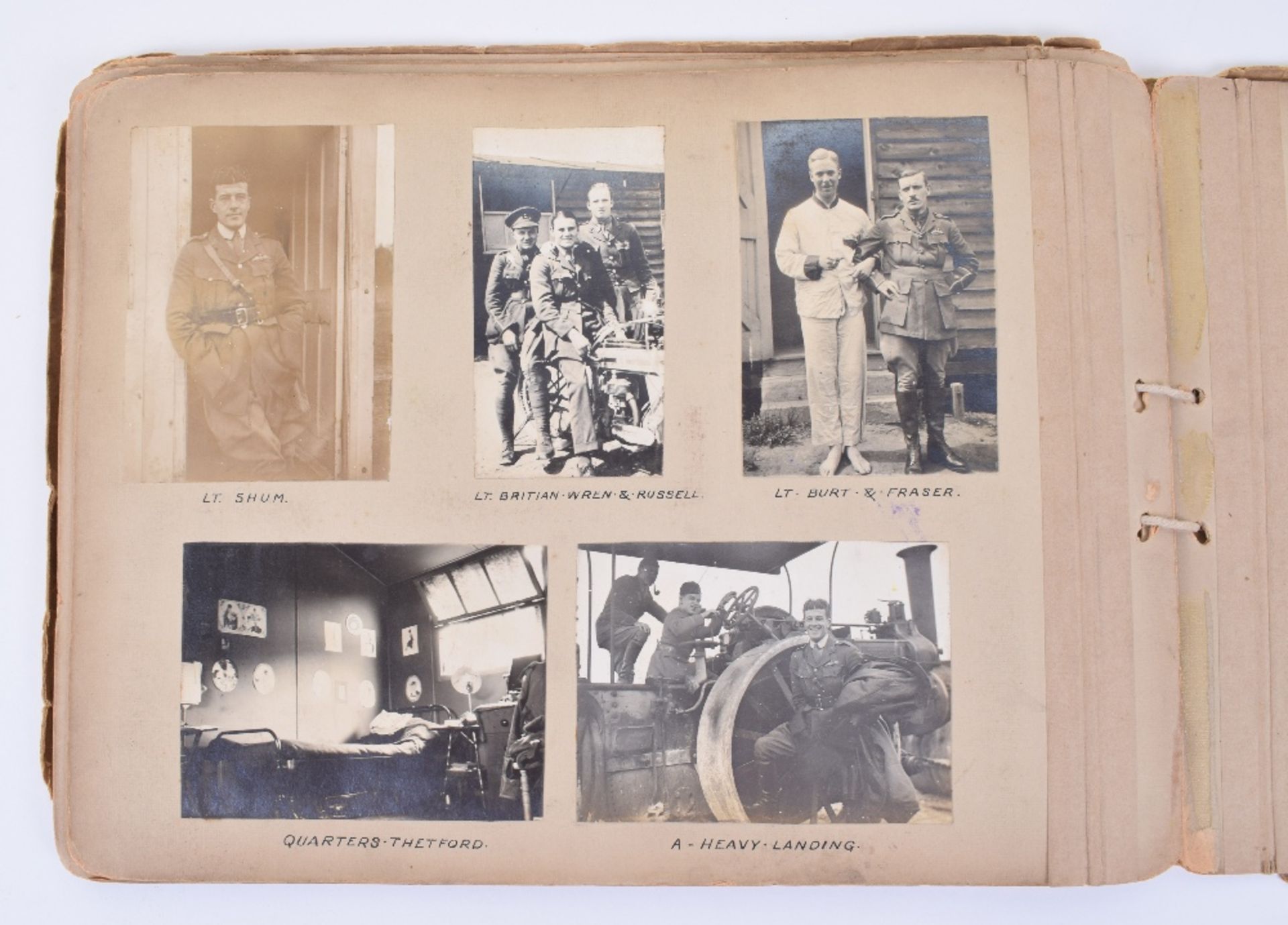 Important Photograph Album of a WW1 Royal Flying Corps Home Defence Squadron - Image 16 of 38