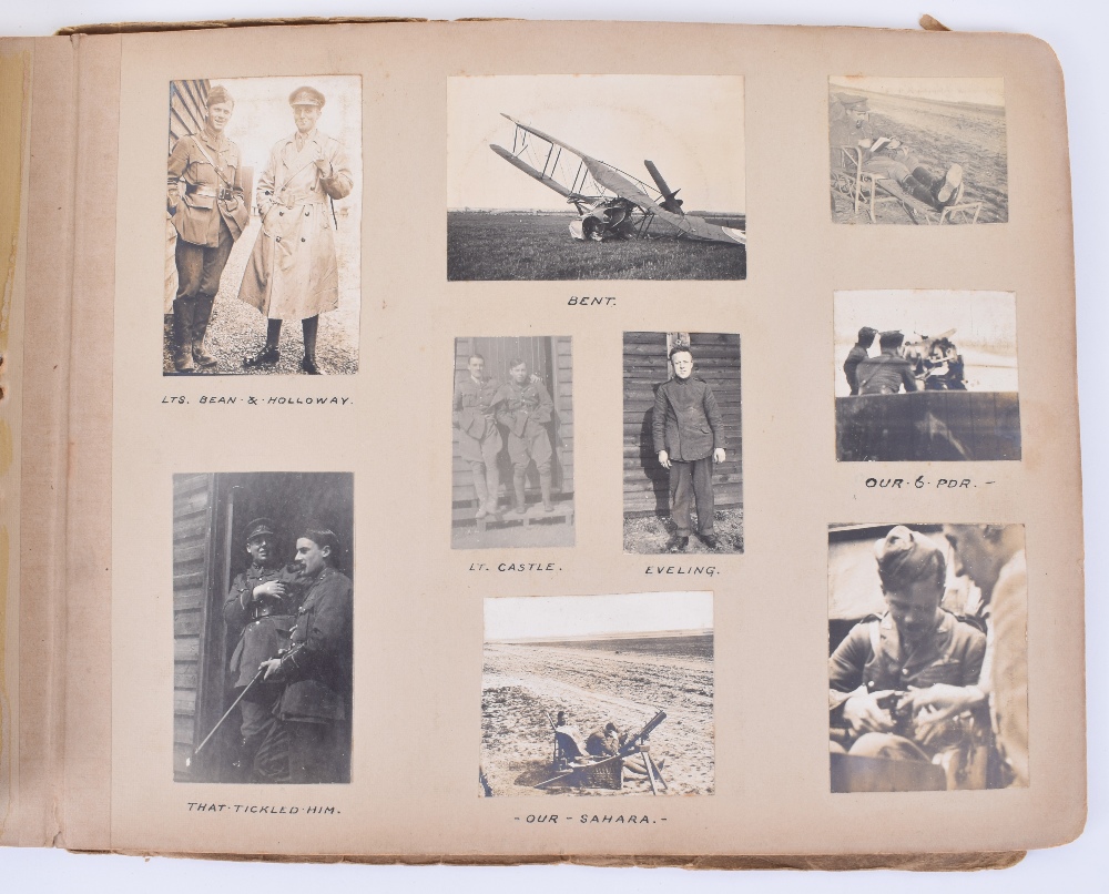 Important Photograph Album of a WW1 Royal Flying Corps Home Defence Squadron - Image 11 of 38