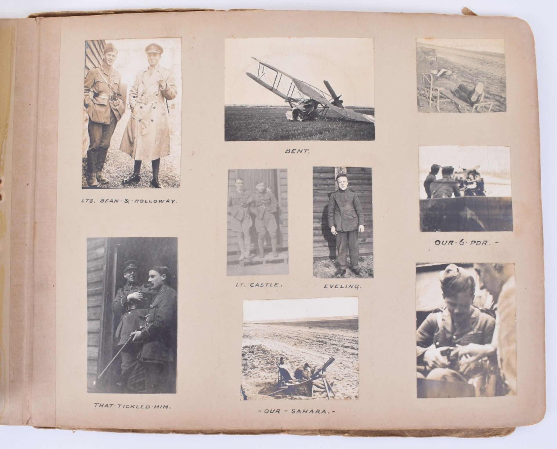 Important Photograph Album of a WW1 Royal Flying Corps Home Defence Squadron - Image 11 of 38