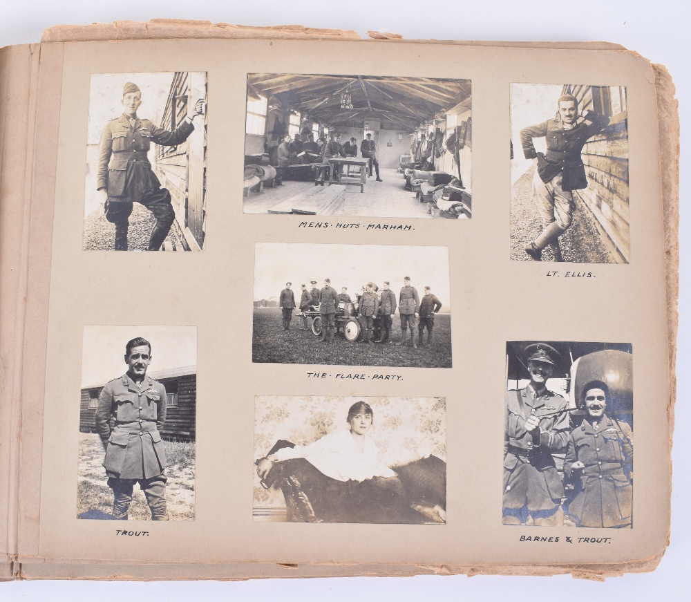 Important Photograph Album of a WW1 Royal Flying Corps Home Defence Squadron - Image 25 of 38