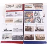 3x Collectors Albums of Military, Castles and Nautical Postcards