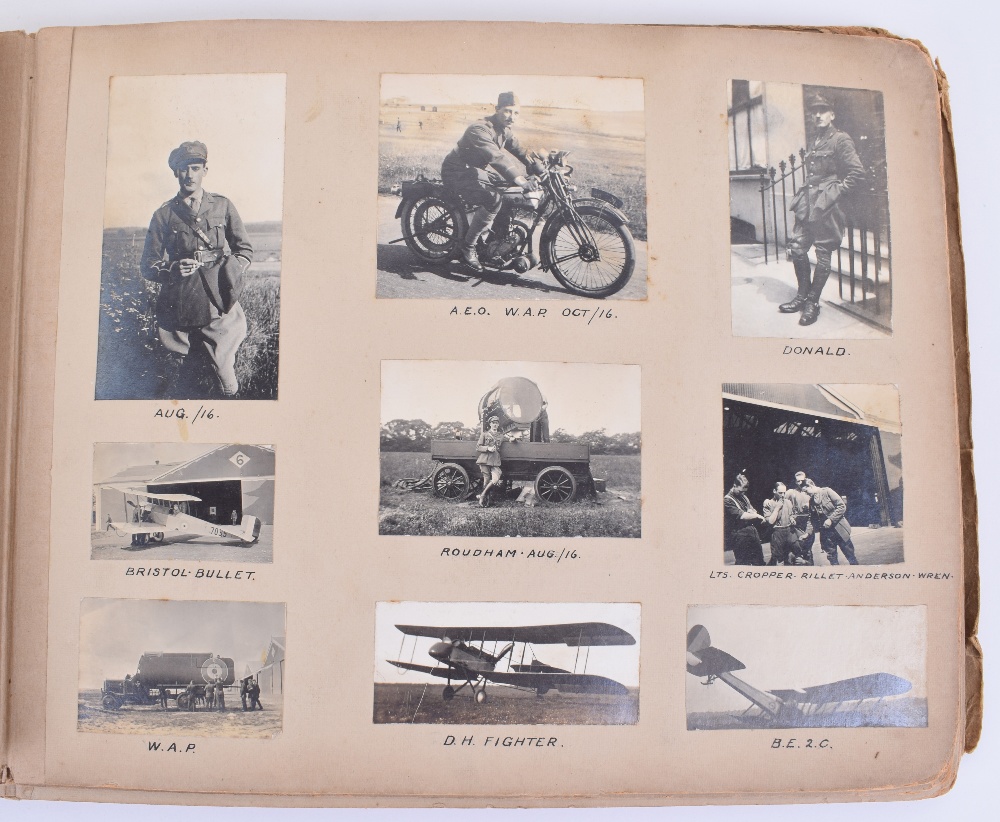 Important Photograph Album of a WW1 Royal Flying Corps Home Defence Squadron - Image 34 of 38