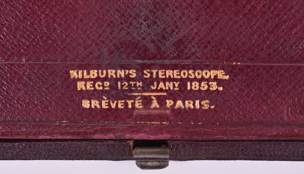 Scarce Early Daguerreotype Photograph of a British Army Officer in Fitted Stereoscope Case by Willia - Image 3 of 6