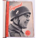 Six Bound Folders Containing WW2 German “Signal” Magazines / Publications