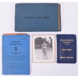 Small Group of Royal Air Force Ephemera Belonging to A L Allen including Pilot’s Log Book