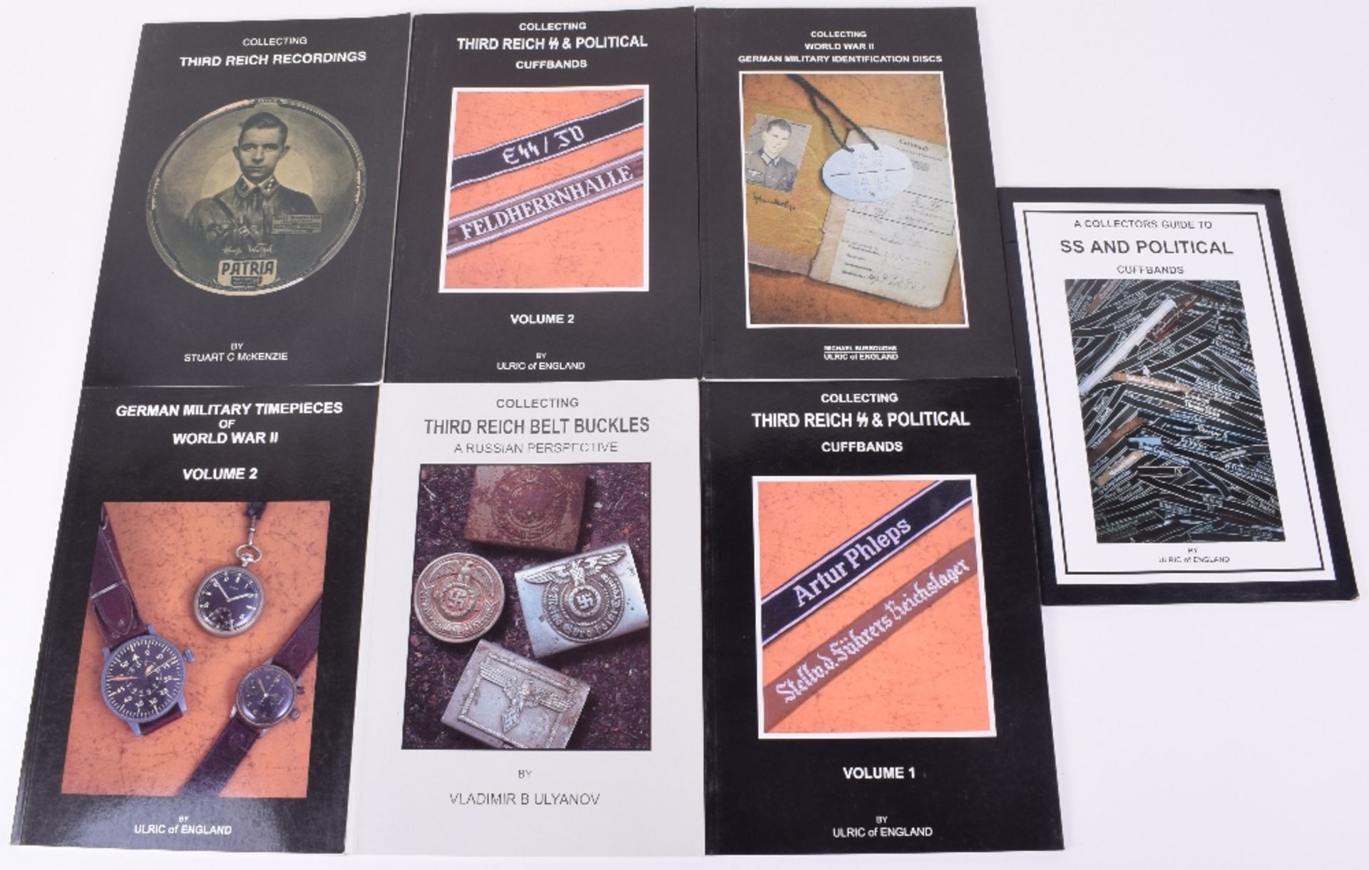 Selection of Reference Books of Third Reich Militaria Collecting Interest