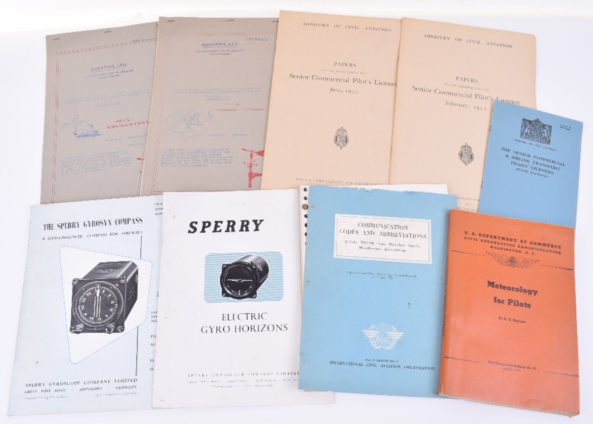 Unusual Collection of Ephemera Including Log Books to a Civilian Pilot - Image 5 of 18