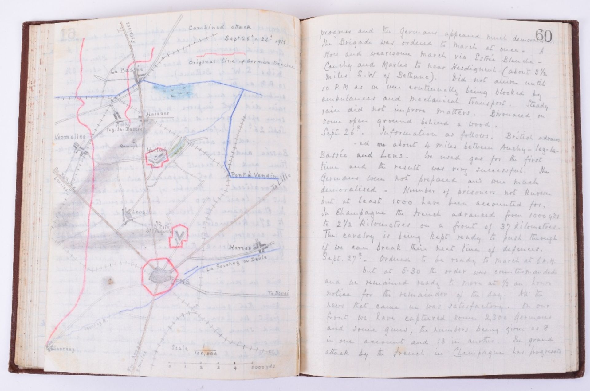 Outstanding Great War and Irish Troubles Handwritten Diary Covering the Period 1914-1921 Compiled by