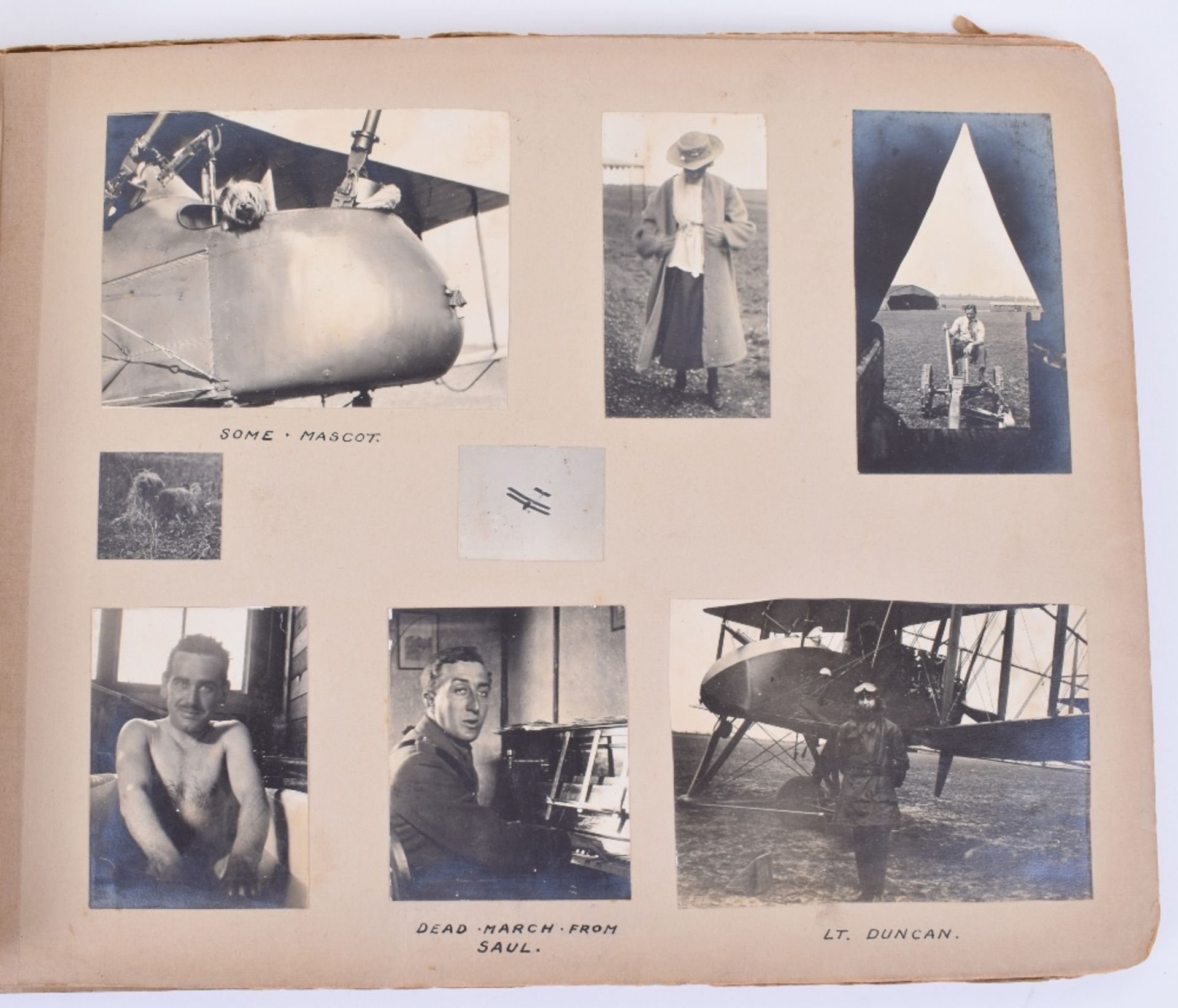 Important Photograph Album of a WW1 Royal Flying Corps Home Defence Squadron - Image 6 of 38