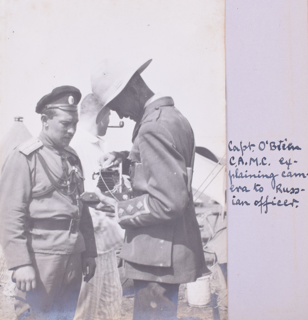 Very Interesting Great War Photograph Album and Scrap Album of the Canadian Army Medical Corps in Sa