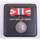 WW2 British Kings Medal for Courage