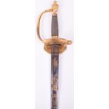 Good 1796 Pattern Infantry Officers Sword Fitted with Unusual Guard Catch