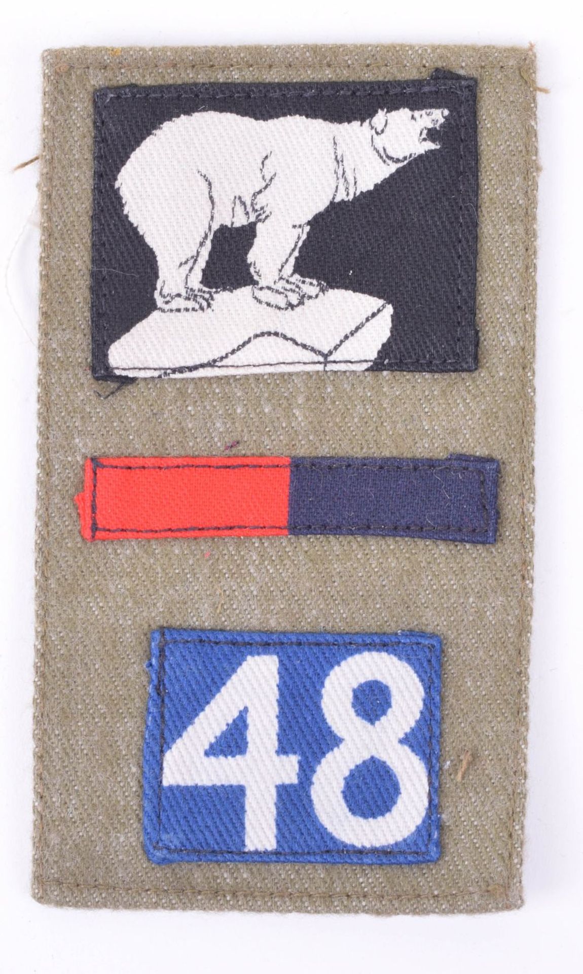 Engineer Field Park Company 49th West Riding Division Battle Dress Combination Insignia