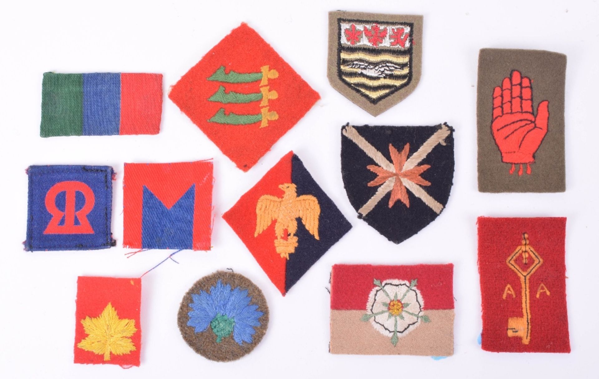 Grouping of Cloth Formation Signs of Royal Artillery Interest