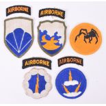 5x WW2 American Deception Airborne Formations Patches