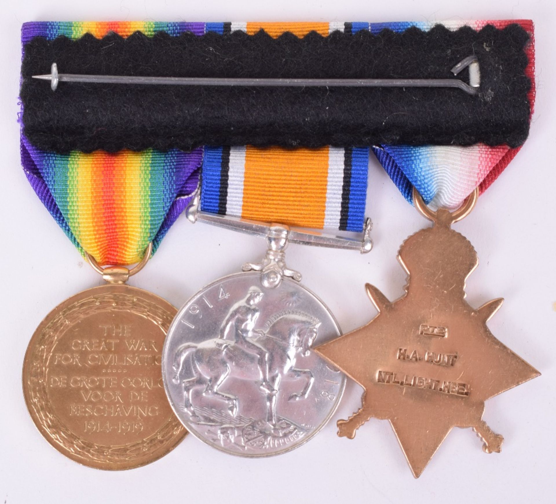 WW1 South African Natal Light Horse Medal Trio - Image 3 of 4