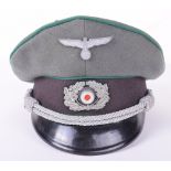 WW2 German Army Administration Officers Peaked Cap