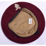 1945 Dated Artists Rifles Airborne Maroon Beret