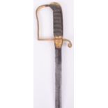 Georgian Naval Warrant Officers Sword c 1825-1832