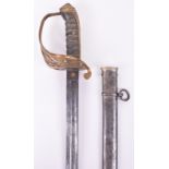 1845 Pattern Infantry Officers Sword, Blade by Henry Wilkinson, Pall Mall, London No 18828