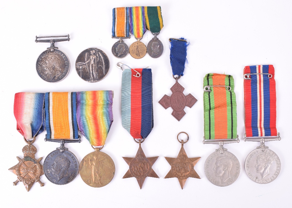 WW1 1914-15 Star Medal Trio Army Service Corps