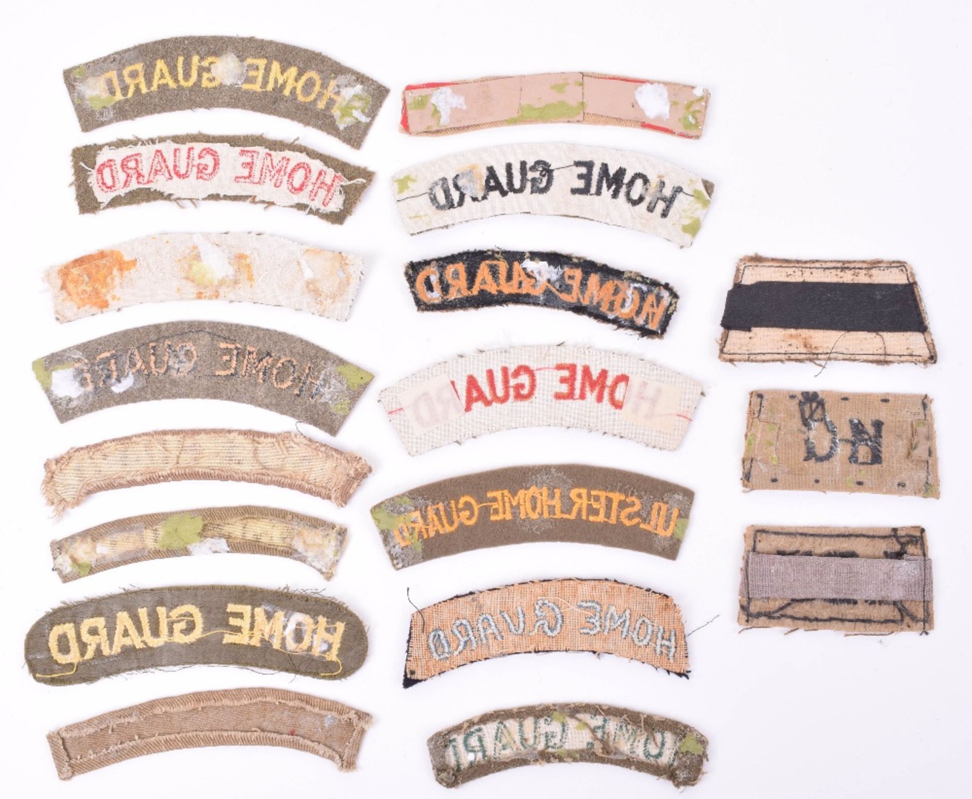 Selection of Home Guard Cloth Shoulder Titles - Image 2 of 2