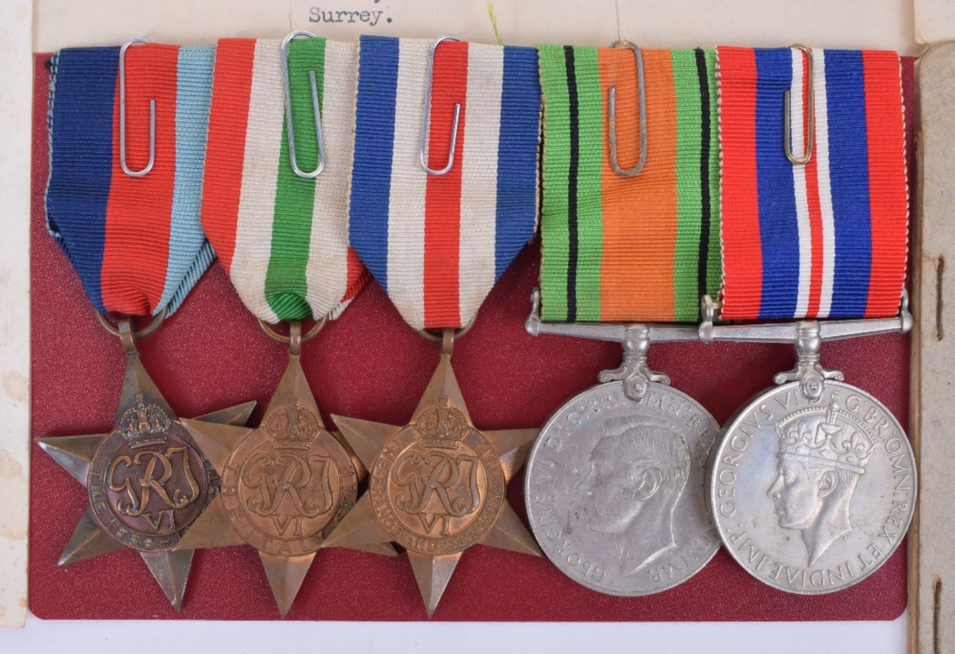 A Fine WW2 Airborne Operations Military Cross (MC) Group of Five Awarded to Lieutenant George Willie - Image 4 of 10