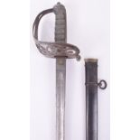 Edward VII 1827 Pattern British Officers Sword of the 1st Volunteer Battalion, The Queens (Royal Wes