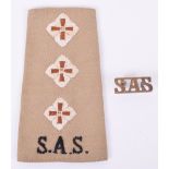 Brass Theatre Made Special Air Service (S.A.S) Shoulder Title