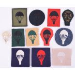 12x British Parachute Qualified “Lightbulb” Badges