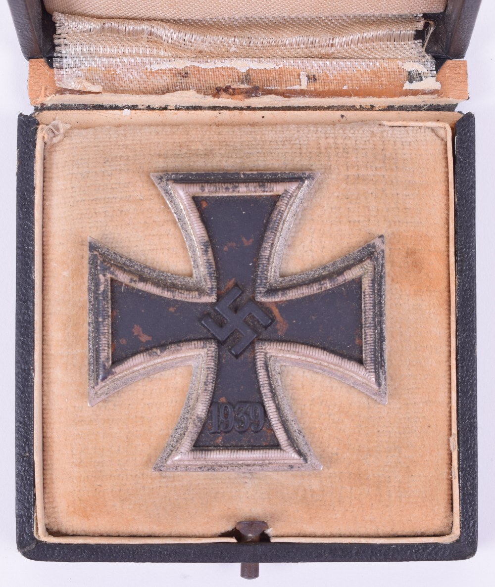 Third Reich Iron Cross 1st Class by C F Zimmermann in Original Box of Issue