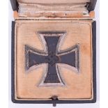 Third Reich Iron Cross 1st Class by C F Zimmermann in Original Box of Issue