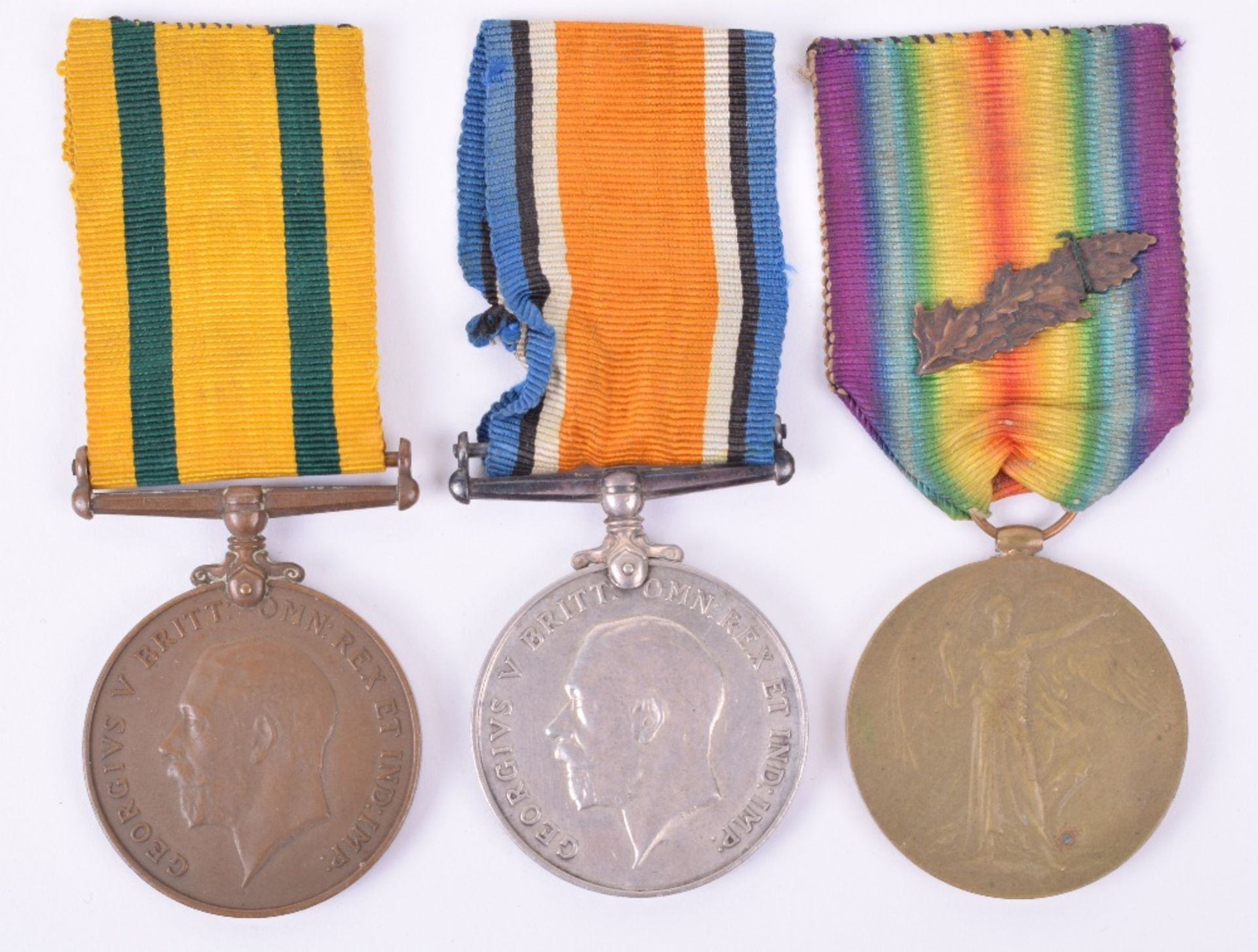 Great War Kings Liverpool Regiment Mentioned in Despatches Territorial Force War Medal Group of Thre