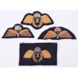 4x British Airborne Forces Full Dress Parachute Qualification Wings