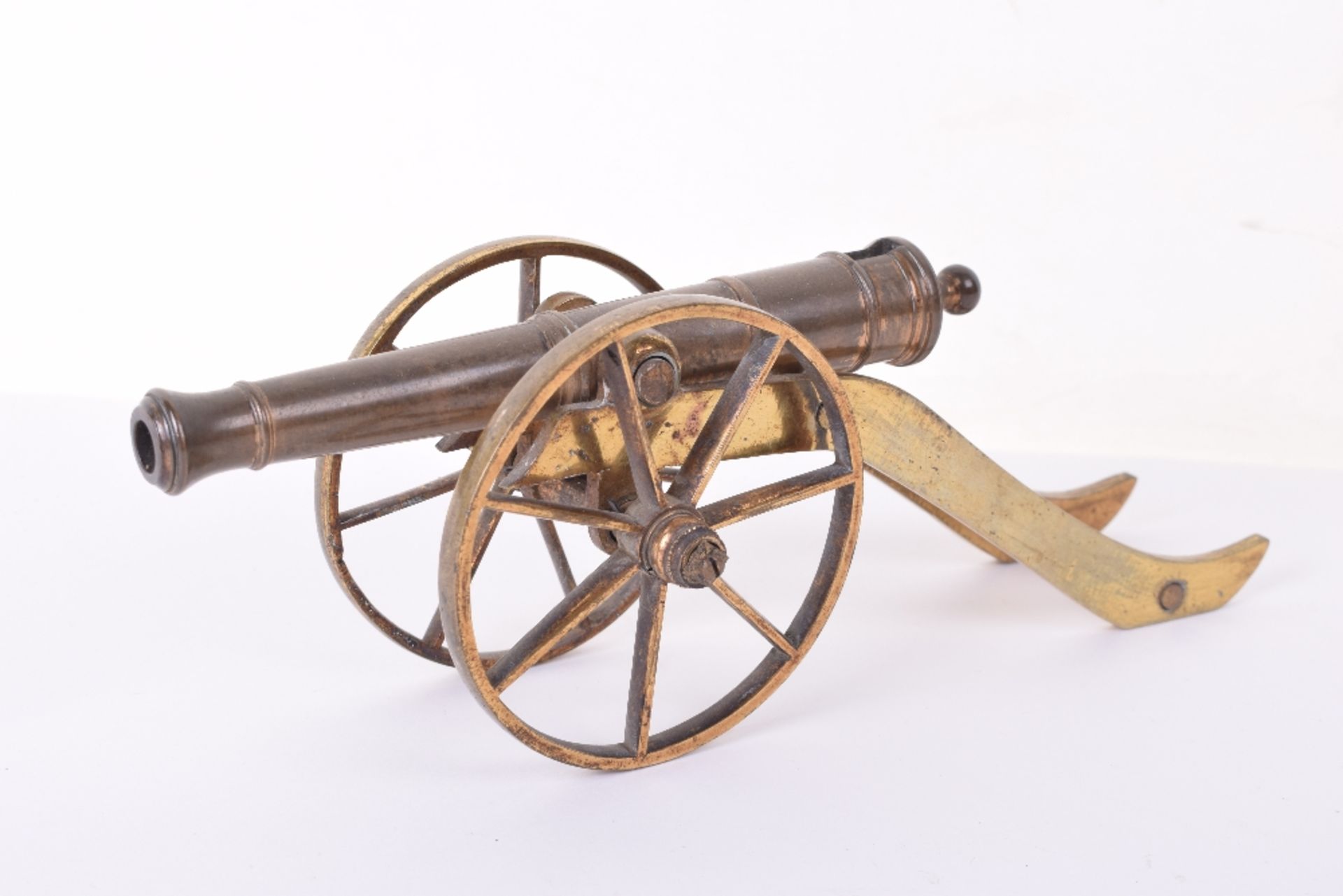 Early-19th Century all Brass Model Cannon