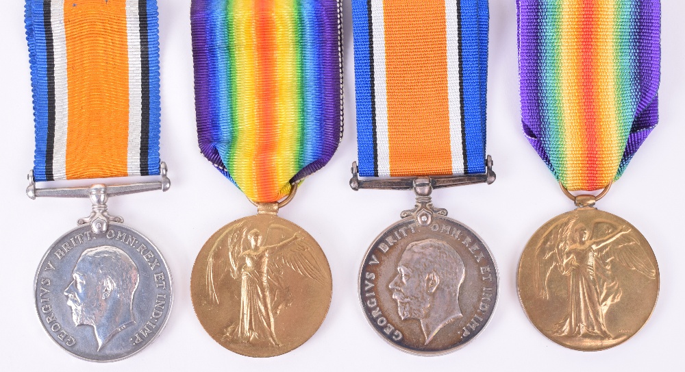 2x Great War Campaign Medal Pairs