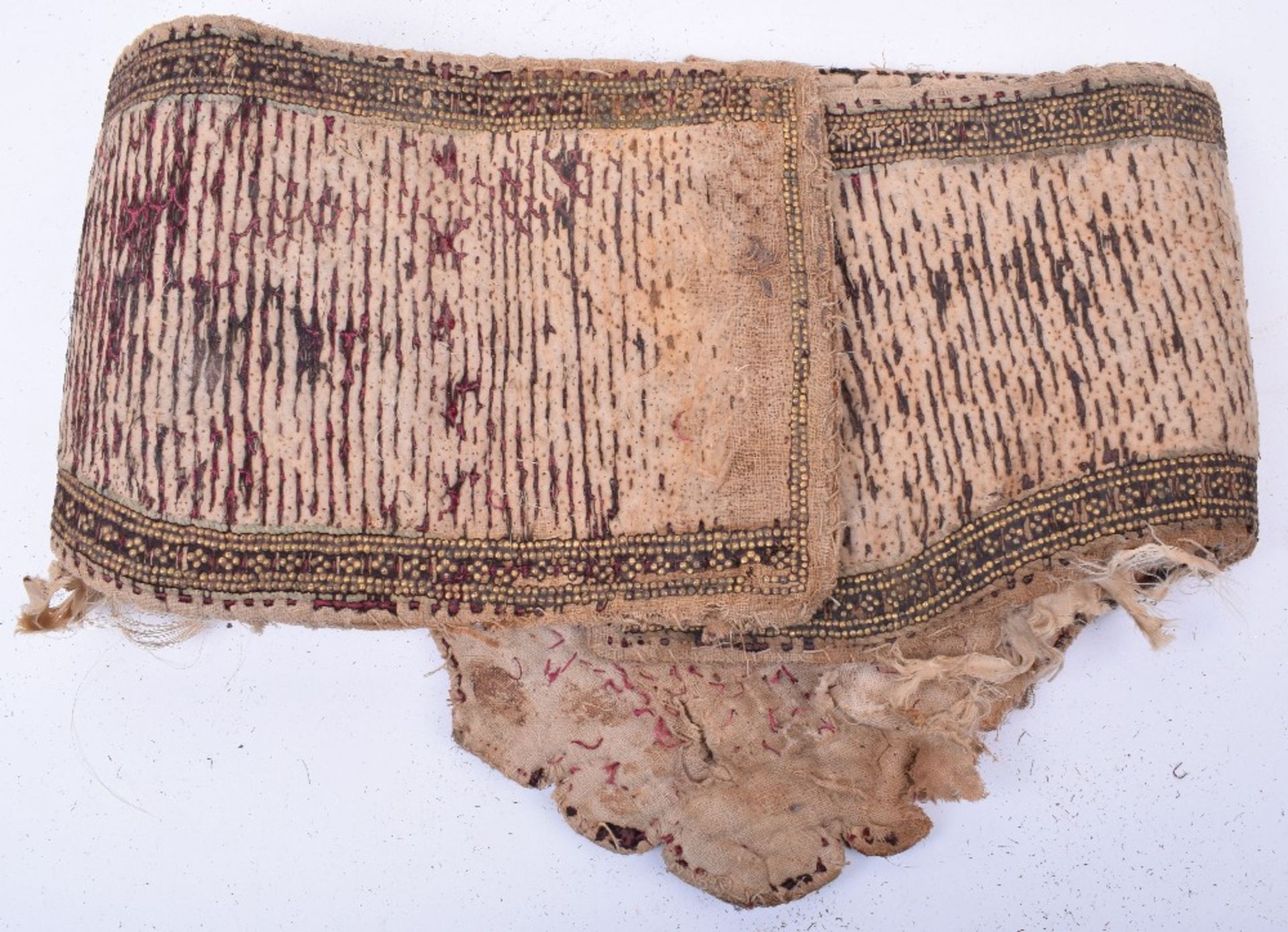 Scarce Indian (Probably Mewar) Fabric Body Armour, Probably 18th Century - Image 2 of 3