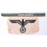 WW2 German Afrikakorps Tunic Cuff Title
