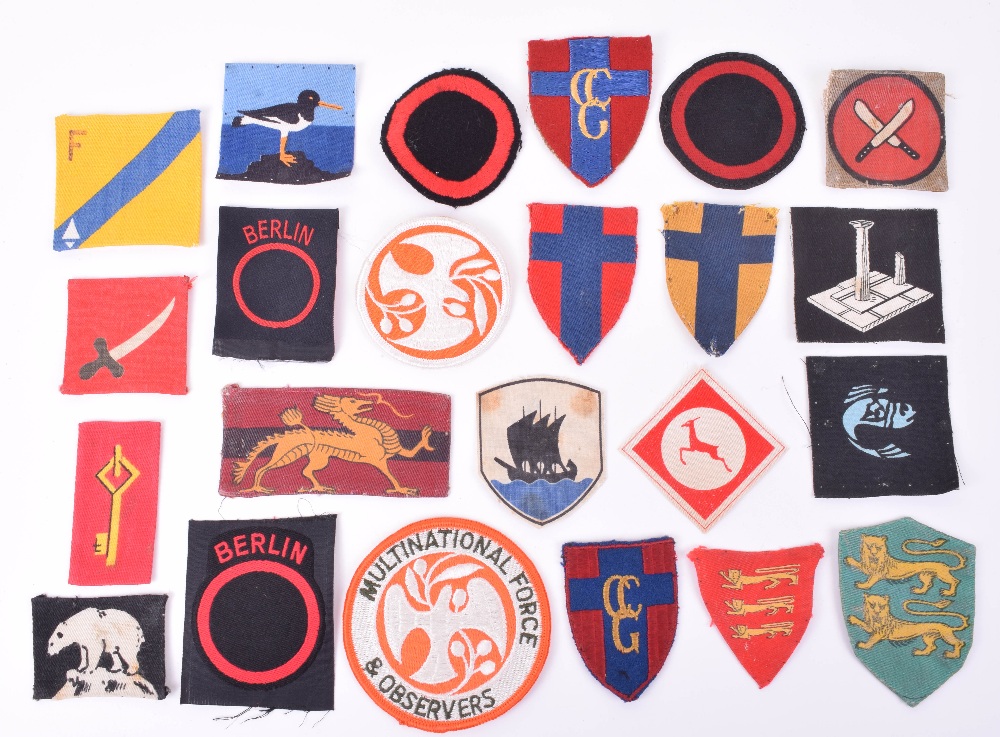 Selection of British Cloth Formation Signs