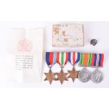 WW2 Royal Navy Campaign Medal Group