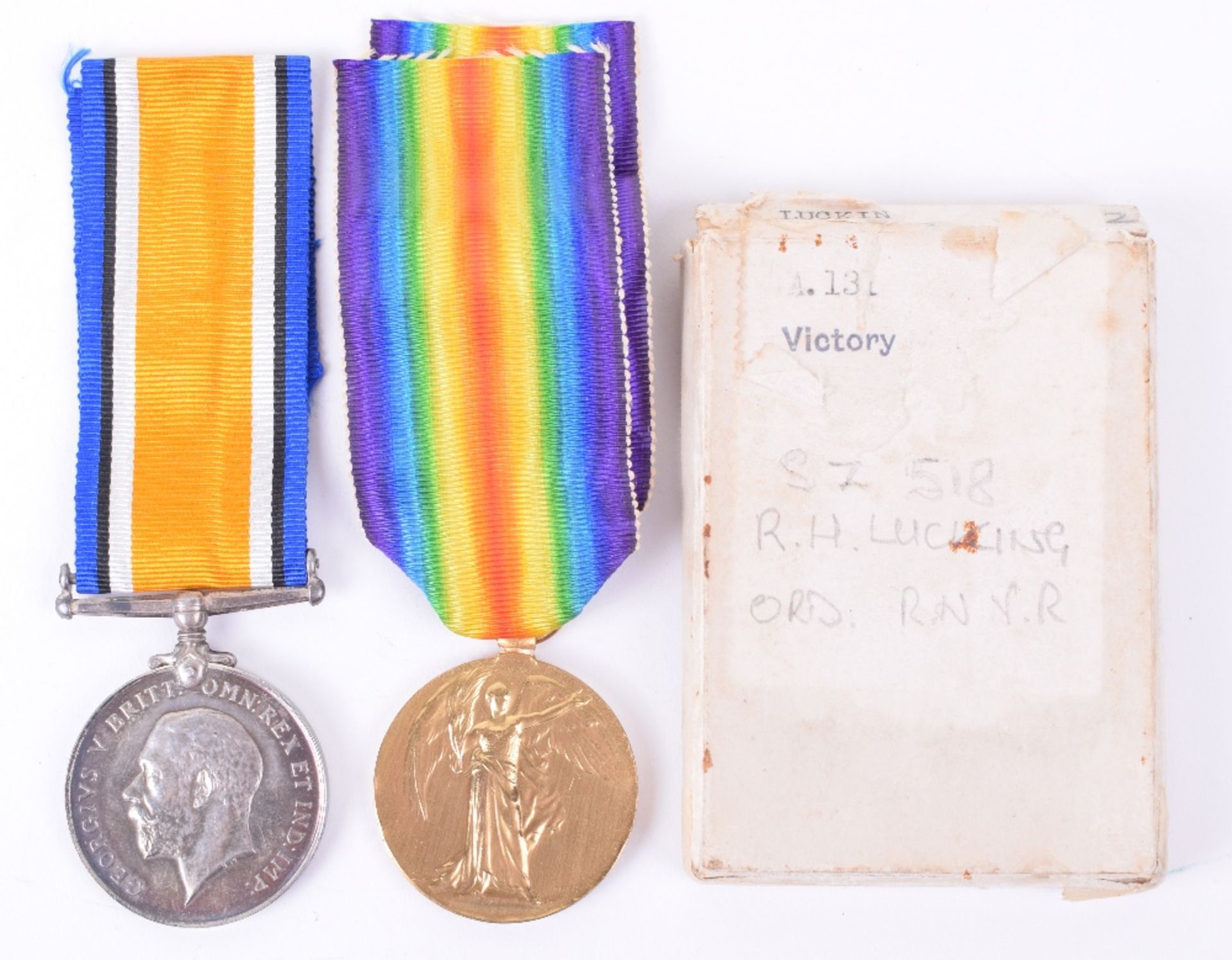 Great War Medal Pair Royal Naval Volunteer Reserve