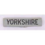 Rare 12th (Yorkshire) Parachute Battalion Slip-On Shoulder Title